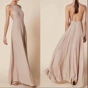 Reformation Beige Maxi Dress